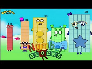 Numberblocks Intro but Reboot 10,20,30,40,50 Blocks Theme Song , Numberblocks Big Numbers Version ,