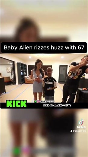 Baby alien uses 67 to rizz huzz on jack dohertys stream