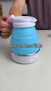 Have you seen a kettle that collapses for storage?! 🤯 #foldablekettle #portablekettle #smallkettle #amazonfinds #ourfavoritefinds | Favorite Finds