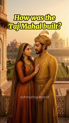 The Hidden Story of the Taj Mahal: The Monument of Love ❤️ #amzwold #TajMahal #shorts