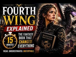 🔥 Fourth Wing Explained in 30 Minutes | The Fantasy Book That Changed Everything
