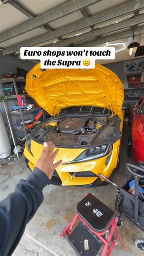 Irving cz on Instagram: "Lmao 🤣 bro every shop said no to me! #bmw #supra #car #toyota"