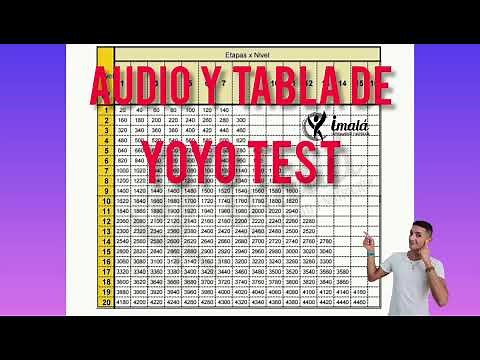 AUDIO AND YOYO TEST SHEET