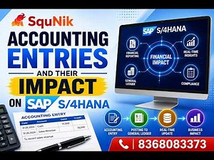 SAP S/4HANA for Beginners | Accounting Entries Explained with Practical Examples | Squnik