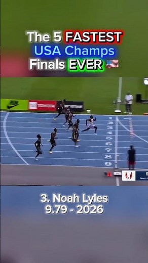 America’s fastest 100m champions EVER!! 🇺🇸⚡️