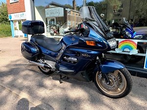 HONDA ST1100 BLUE 2000 QUICK REVIEW AND START UP