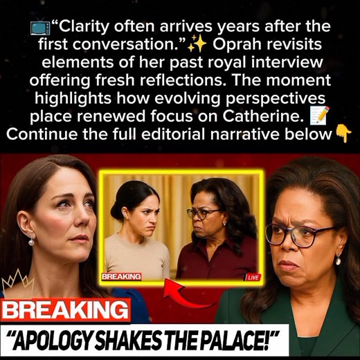 Oprah reflects on her past royal interview 👑💬 just as Princess Catherine’s role gains renewed attention — a moment highlighting shifting perspectives, evolving responsibilities, and the enduring impact of that landmark conversation. #RoyalDailyInsider #OprahWinfrey #PrincessCatherine #PrinceWilliam #RoyalFamily #RoyalUpdate #RDISeries #RoyalInsight #BritishMonarchy #RDIShorts #RoyalNews | Unofficial: Braxton Family Values