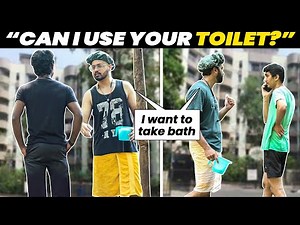 MAKING WEIRD BATH REQUESTS TO STRANGERS 😂| AWKWARD REACTIONS | BECAUSE WHY NOT