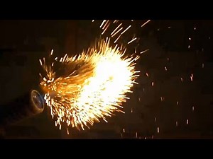 Burning metal powders (Zn, Al, Mg, Fe) + Thermochromism