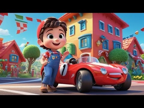 Counting Cars Racing Fast | Nursery Rhyme and Educational Kids Song