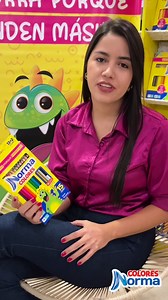 Con colores Norma ahorras porque rinden más. 🌈 Que no te falten en tu regreso a clase.🚀 ¡Conoce más haciendo clic ahora! | Norma