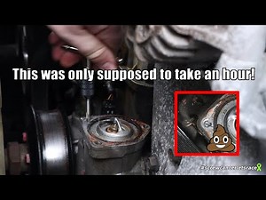 Tow rig repairs. 7.3L PowerStroke Thermostat Replacement.