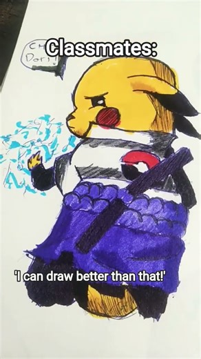 POV: When you start drawing in class🤣| Classmates reaction got even wilder #relatable #trending