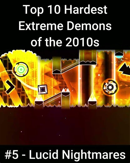 Top 10 Hardest Extreme Demons of the 2010s (2010-2019) #geometrydash #gd #gaming #gameplay