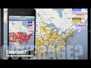 Compare AT&T, Verizon, Sprint & T-Mobile Coverage Maps - iPhone/iPad App