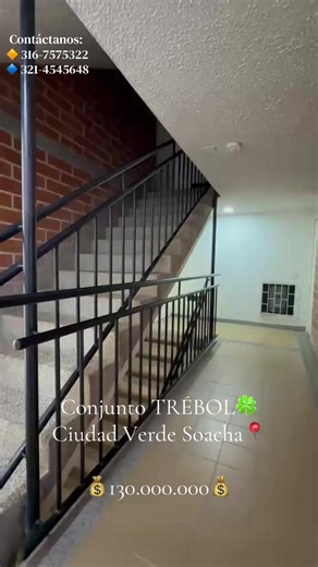 🏡✨ APARTAMENTO EN VENTA – CIUDAD VERDE, SOACHA ✨🏡 ¿Buscando vivienda propia o una excelente inversión? 👀 Esta puede ser tu oportunidad 💥 📍 Conjunto Trébol 🛏 3 habitaciones 🛁 1 baño 🍽 Cocina integral 🧺 Zona de lavandería 📐 45 m² 🏢 Piso 2 con hermosa vista e iluminación natural 🚗 Parqueadero comunal con prioridad para propietarios 🏘 8 años de antigüedad 📍 Ubicación estratégica: A solo 1 cuadra de Ara, Colsubsidio, Centro Comercial Prado Verde y Clínica Avidanti 🙌 💰 Administración: 