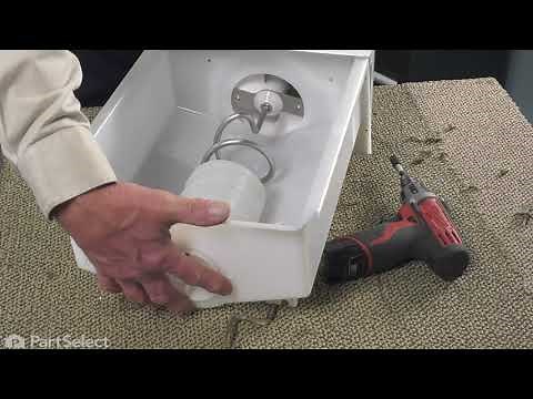Whirlpool Refrigerator Repair - How to Replace the Ice Bucket (Whirlpool # WPW10670845)