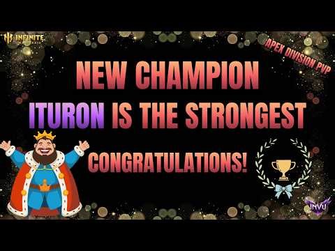 NEW APEX Division Champion CROWNED In PvP - ITURON 👑 | Infinite Magicraid (IMR)
