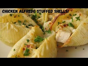 Chicken Alfredo Stuffed Shells