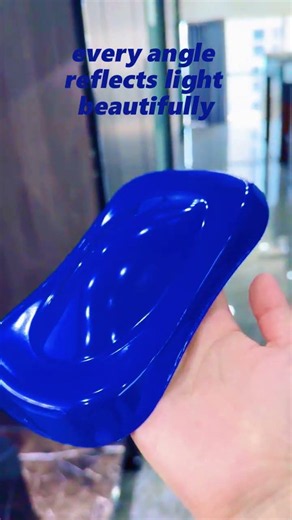 High Gloss Blue Powder Coating | Mirror-Like Finish & Premium Surface Quality