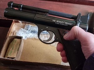 WEBLEY 气手枪开箱