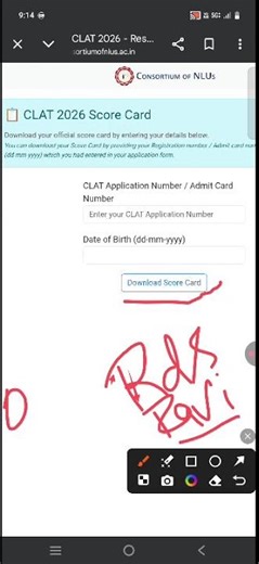CLAT Result 2026 Out 🔥 Check Score Card Download Link 👆