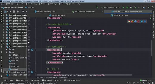 SpringBoot框架新手教程-042-创建Dao接口和Mapper文件