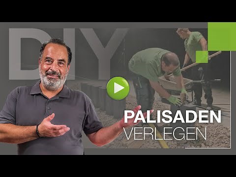 Palisaden selber setzen | DO IT YOURSELF-Anleitung