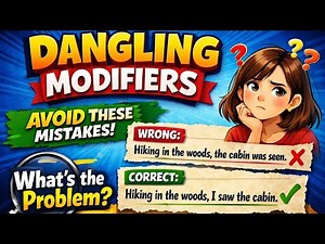 Dangling Modifier l what is a dangling modifier l Dangling Modifier best video