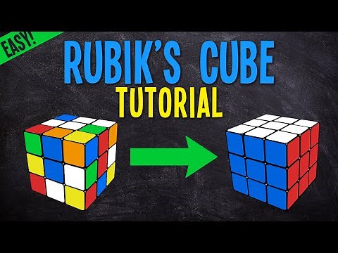 How to Solve the Rubik's Cube: Beginner's Method (EASY)