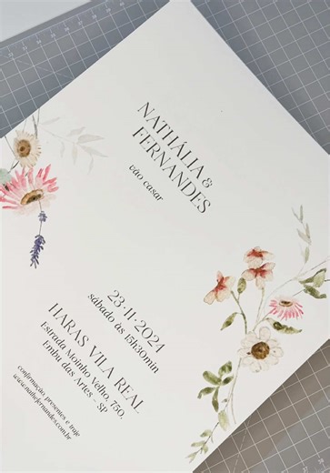 Convite De Casamento Mais Fácil: DIY e Personalizados