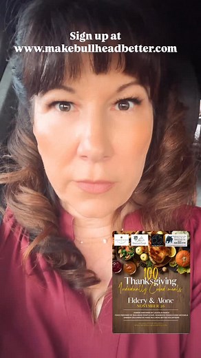 138 reactions · 35 shares | Sign up for a free fully cooked Thanksgiving meal delivered to your home tomorrow afternoon for homebound people. Check on your neighbors make sure that they are not alone this holiday. Laughlin Ranch, Bullhead Print & Ship, Mike Michalka and Bullhead Regional Food Bank have partnered together along with many community members to make 100 meals and deliver them. | Make Bullhead Better | Facebook