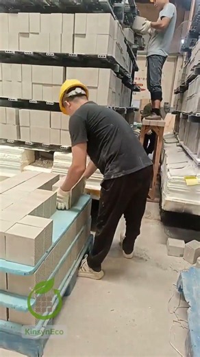 RTO Honeycomb Ceramic Media Production | Kiln Loading Process #RTO #CeramicMedia