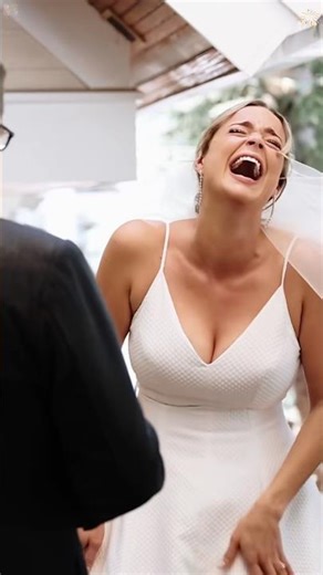 Cute first look moment between bride and groom#weddingtiktok #wedding #bride