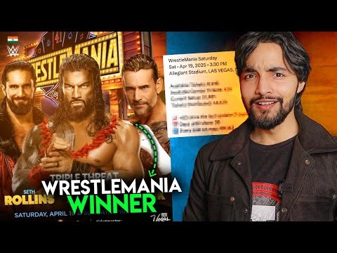 WINNER REVEALED WrestleMania 41 Main Event😲...Big WM 41 Problem