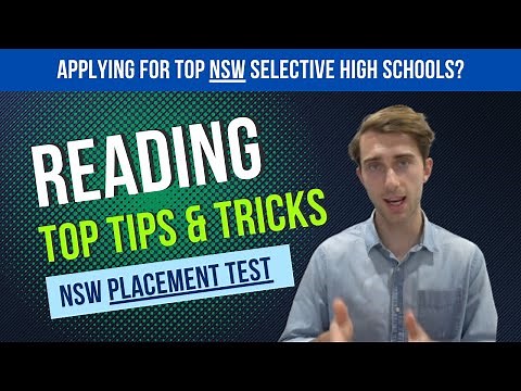 How To Ace Reading | NSW Selective Placement Test Tips! [2025]
