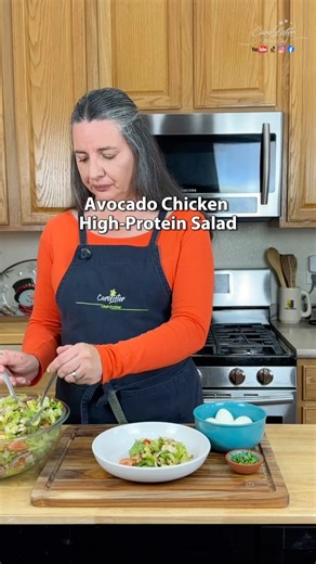 High-Protein Home-Cooked Avocado Chicken Salad