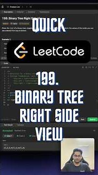 Binary tree right side view - Leetcode 199 - Javascript (Quick)