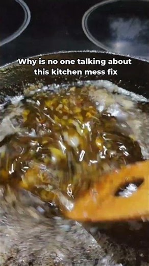 The Kitchen Cleanup Trick Everyone Should Know 😍 #kitchenhacks