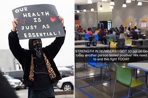 Amazon FIRES worker who demanded warehouse be closed over coronavirus after at least 19 cases across company