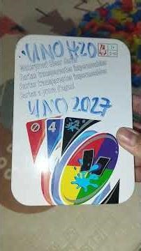 Uno H2O Cards Game 🔶