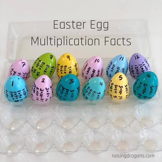 72K views · 78 reactions | Easter Egg Multiplication Facts ❎ ages 7+...