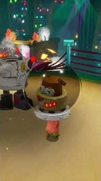 SpongeBob BFBB Rehydrated, Poseidome, Robot Sandy #bossfight #games #gaming #spongebob #walkthrough