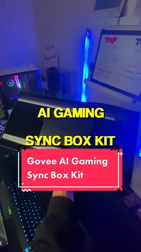 Govee AI Gaming Sync Box Kit: Immersive Lighting for Your Setup