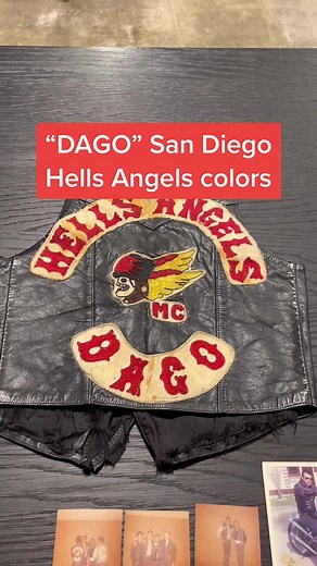Vintage San Diego Hells Angels Colors from the Late 50s/Early 60s