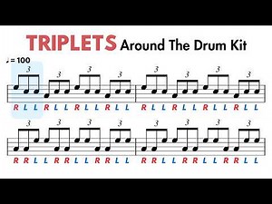 Play Triplet Drum Solos Like A Pro: 5 Essential Exercises 🥁 (100 BPM)