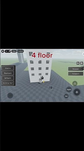 Falling from increasingly taller heights! 😯 #roblox #memes #montage #fypシ