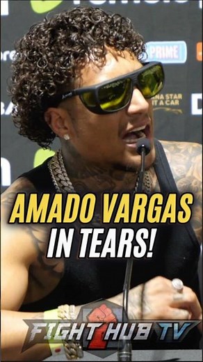 Amado Vargas EMOTIONAL after beating Deen The Great!