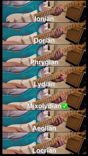 7 Modes in 30 Seconds l 모드스케일 한눈에 보기