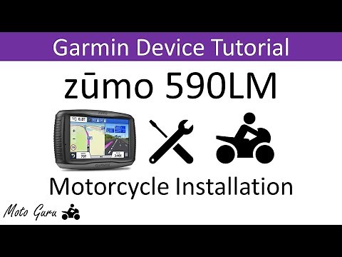 Garmin Zumo 590LM Motorcycle Installation